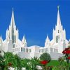 San Diego California Temple Diamond Paintings