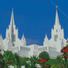 San Diego California Temple Diamond Paintings