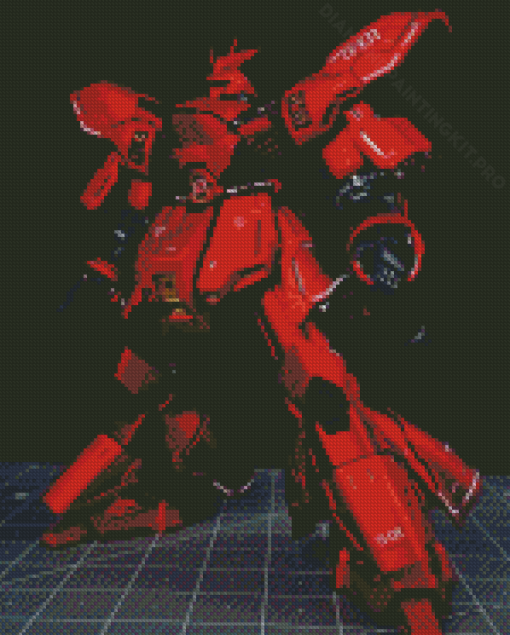 Sazabi Robot The Gundam Diamond Paintings