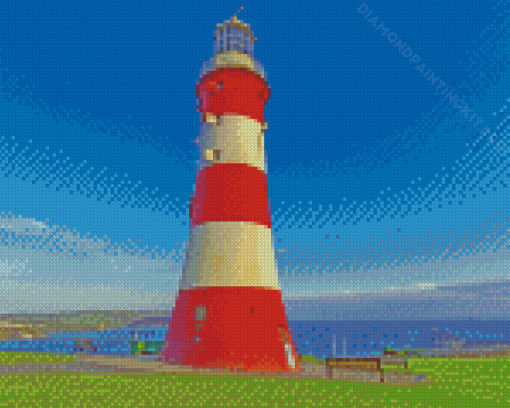 Smeatons Tower In England Diamond Paintings