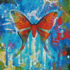 Splatter Whimsical Butterfly Diamond Paintings