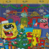 Star And SpongeBob Christmas Diamond Paintings