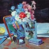 Still Life With Flowers Borisov Musatov Diamond Paintings