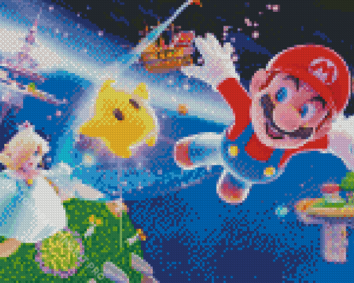 Super Mario Galaxy Diamond Paintings