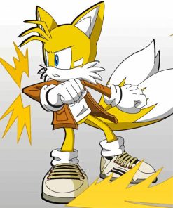 Tails The Hedgehog Character Diamond Paintings