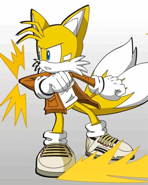 Tails The Hedgehog Character Diamond Paintings