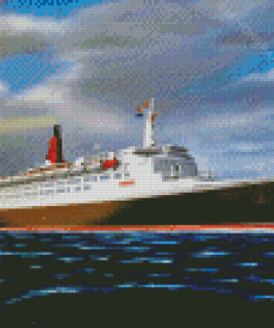 The Cruise Ship Qe2 Diamond Paintings