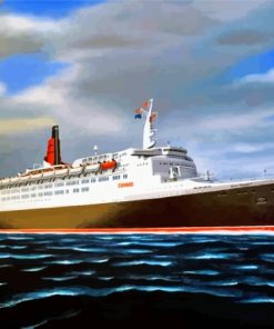 The Cruise Ship Qe2 Diamond Paintings