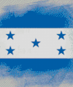 The Honduras Flag Art Diamond Paintings