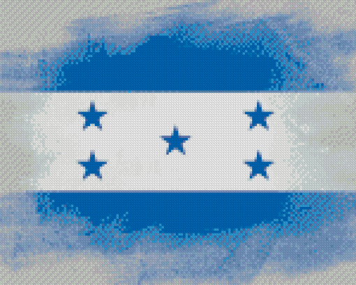 The Honduras Flag Art Diamond Paintings