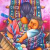 The Latina Mother And Child Diamond Paintings