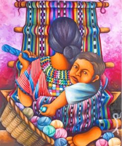 The Latina Mother And Child Diamond Paintings