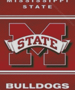 The MSU Bulldogs Football Logo Diamond Paintings