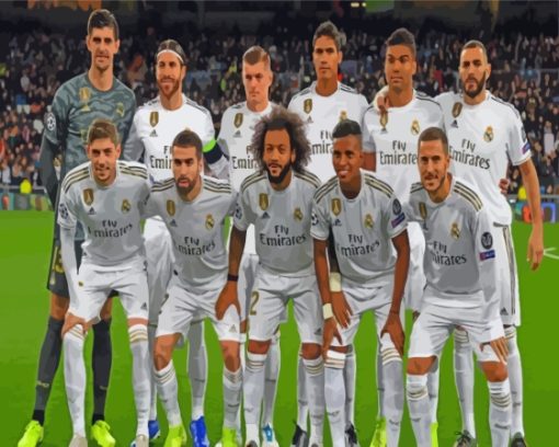 The Real Madrid Players Diamond Paintings