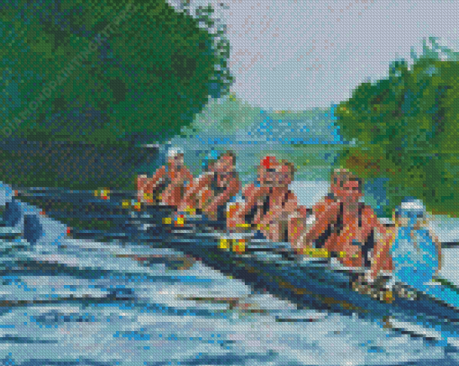 The Rowers Diamond Paintings