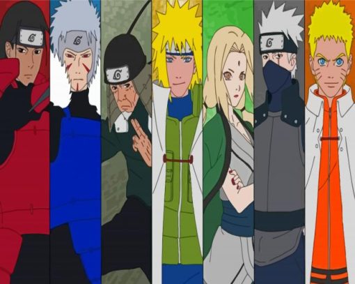 The Seven Hokages Diamond Paintings