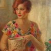 Vintage Flapper Lady Diamond Paintings