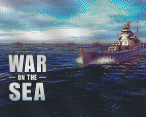 War On The Sea Game Diamond Paintings