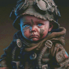 Army Little Boy Diamond Paintings