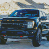 Black Ford Raptor Diamond Paintings