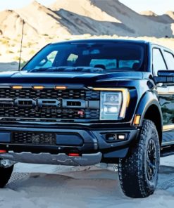 Black Ford Raptor Diamond Paintings