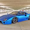 Blue Ferrari F40 Diamond Paintings