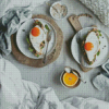 Breakfast On Bed Diamond Paintings