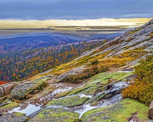 Cadillac Mountain Diamond Paintings