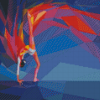 Colorful Abstract Gymnastics Diamond Paintings