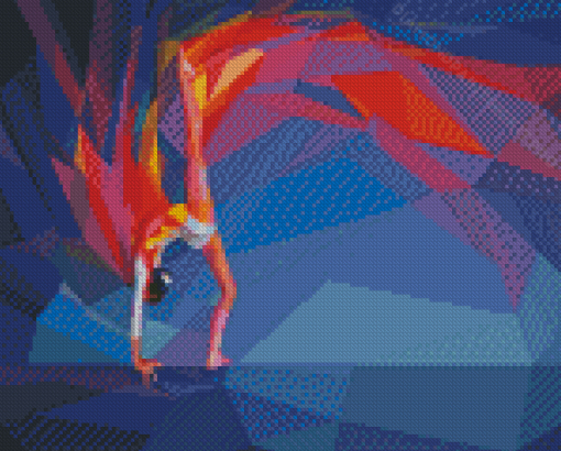 Colorful Abstract Gymnastics Diamond Paintings