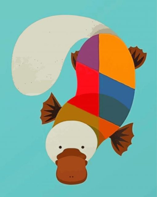 Colorful Platypus Diamond Paintings