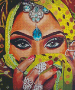 Cool Arabic Woman Diamond Paintings