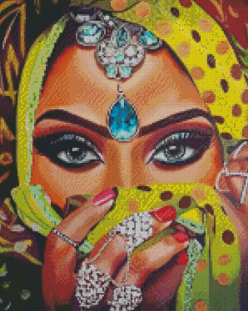 Cool Arabic Woman Diamond Paintings