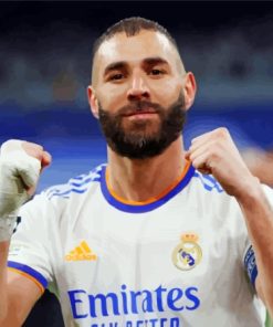 Cool Benzema Art Diamond Paintings