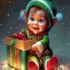 Cute Baby Elf Diamond Paintings