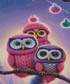 Cute Owls Diamond Paintings