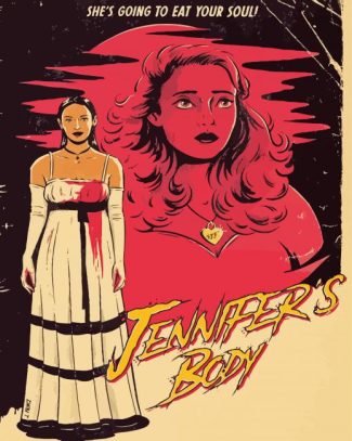 Jennifers Body Pop Art Poster Diamond Paintings