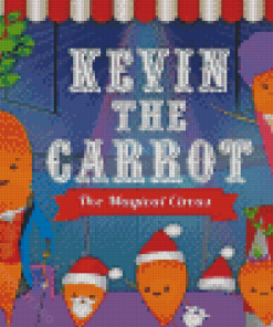 Kevin The Carrot The Magical Circus Diamond Paintings