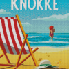 Knokke Heist Beach Poster Art Diamond Paintings