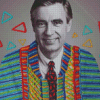 Monochrome Mister Rodgers Art Diamond Paintings