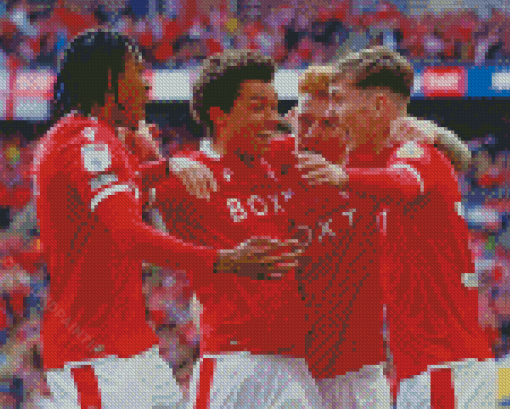 Nottingham Forest Players Diamond Paintings