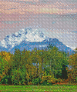 Pioneer Peak Landscape Diamond Paintings