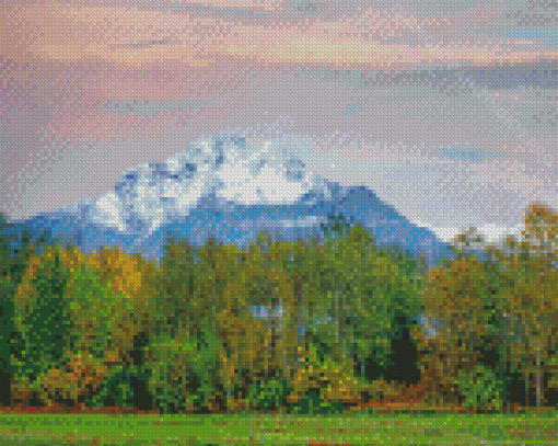 Pioneer Peak Landscape Diamond Paintings