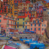 Porto Venere Italian Town Diamond Paintings