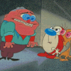 Ren And Stimpy Cartoon Diamond Paintings