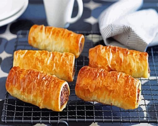 Sausage Roll Diamond Paintings