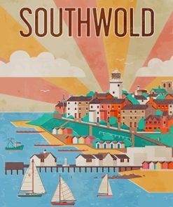 Suffolk Southwold Poster Diamond Paintings