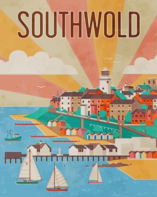 Suffolk Southwold Poster Diamond Paintings