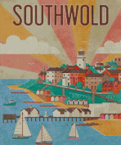 Suffolk Southwold Poster Diamond Paintings