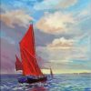 Thames Sailing Barge In The Sea Diamond Paintings